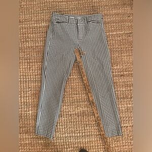 Old Navy Checkered Skinny Ankle Pants